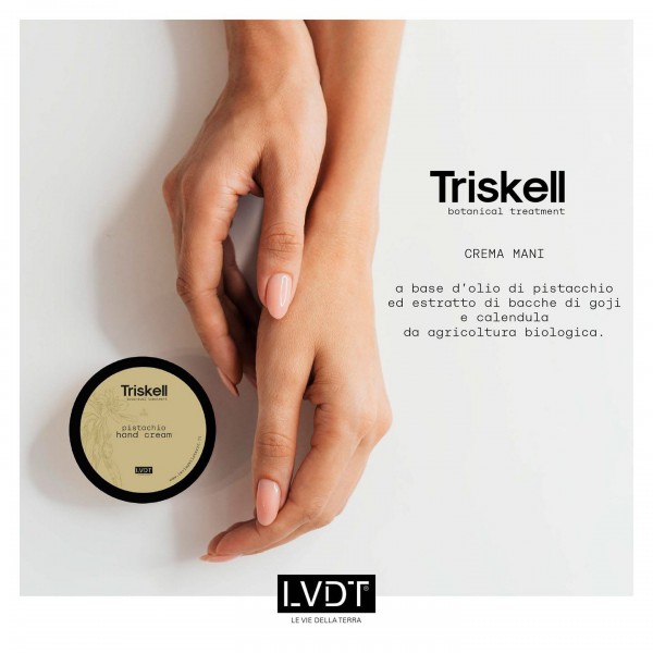 Triskell Proage Hand Creme 100ML crema mani al pistacchio barattolo alluminio